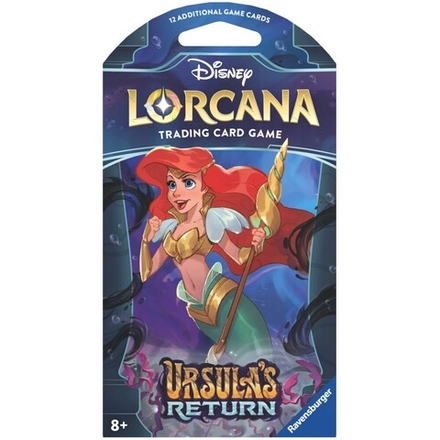 Disney Lorcana TCG - Возвращение Урсулы Бустер 12 карт (случайный рисунок) 98350 / артикул   98350  / GTIN 4050368983503