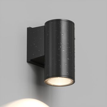 Настенный светодиодный уличный светильник LED 10W 3000К IP65 DK9820-BK чёрный Borg Denkirs