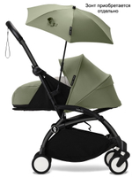 Коляска Stokke YOYO3 Newborn Pack рама чёрная Black 2 в 1 Olive