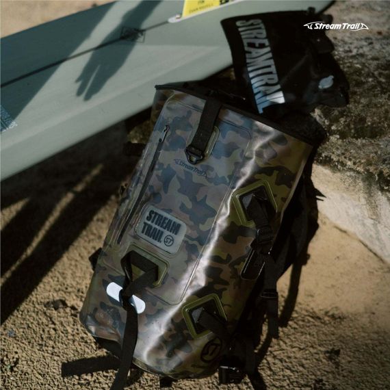 Герморюкзак Stream Trail Dry Tank 40 л зеленый камуфляж