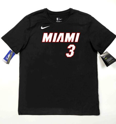 Футболка "Майами Хит" с нанесением Дуэйна Уэйда