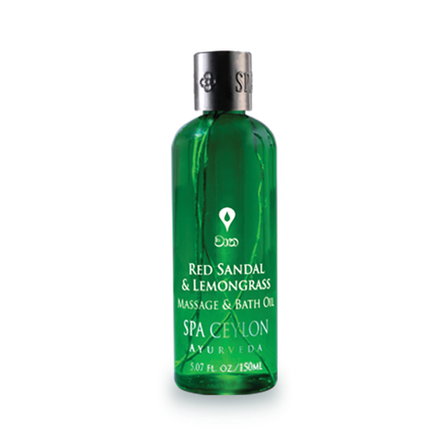 Масло для ванны и массажа "КРАСНЫЙ САНДАЛ И ЛЕМОНГРАСС" (150мл)