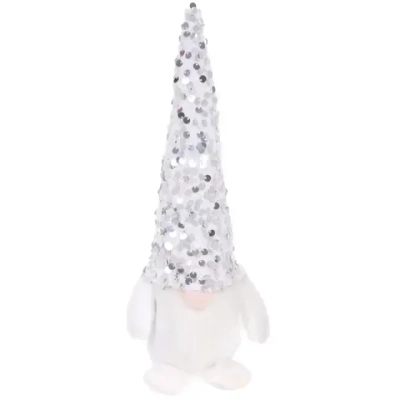 Сувенир с подстветкой «Волшебный лесовичок» 9*7*27 см, серебро