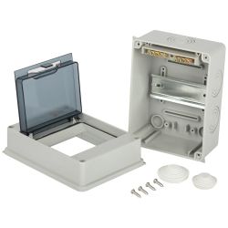 Корпус пластиковый навесной ЭРА SIMPLE КМПн-5 IP65 серый