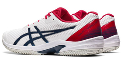 Мужские кроссовки теннисные Asics Court Speed FF Clay - white/mako blue