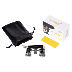 Театральный бинокль-лорнет Levenhuk Broadway 325E, черный - Комплект поставки