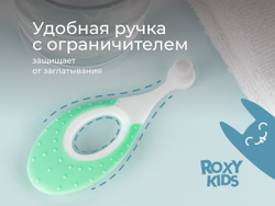 Детские зубные щетки SEAHORSE от ROXY-KIDS, цвет оранжевый и зеленый