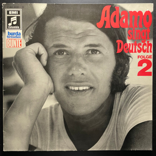 Adamo ‎– Adamo Singt Deutsch Folge 2 (Германия 1970г.)