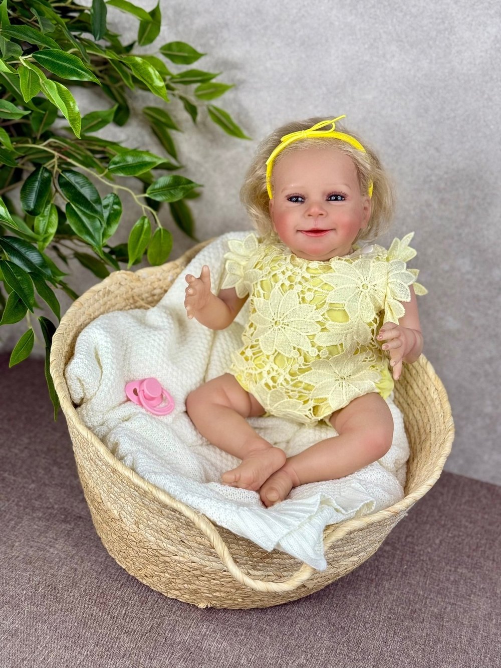 Кукла Реборн мягконабивная 45см (FA-908)