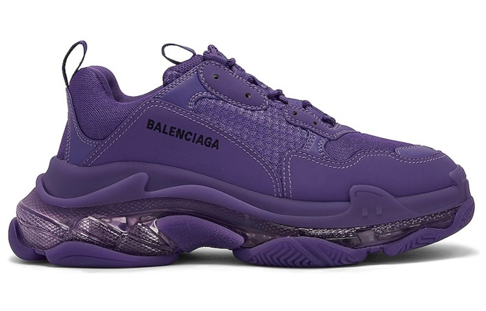 Balenciaga Triple S Clear Sole Deep Purple