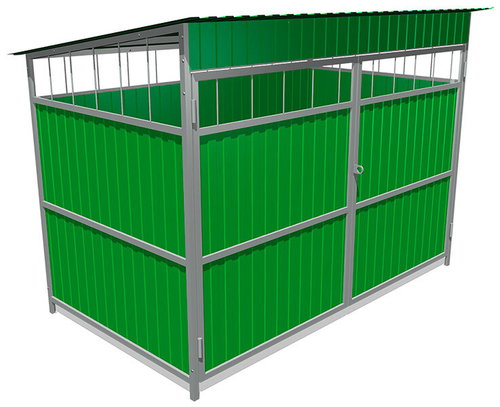 Ограждение мусоросборника 2П Б047 для уличной площадки