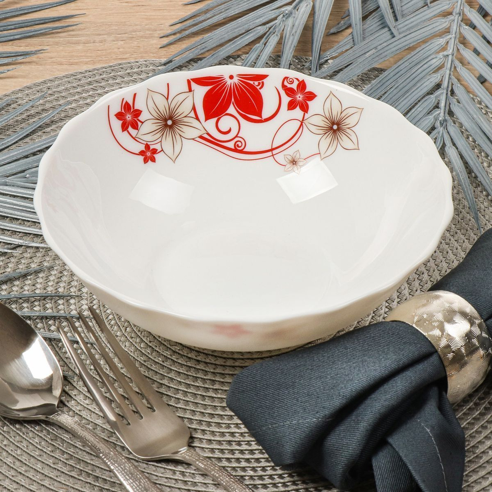 Сервиз столовый стеклокерам, 19 пр, 6 перс, Daniks, Кармен