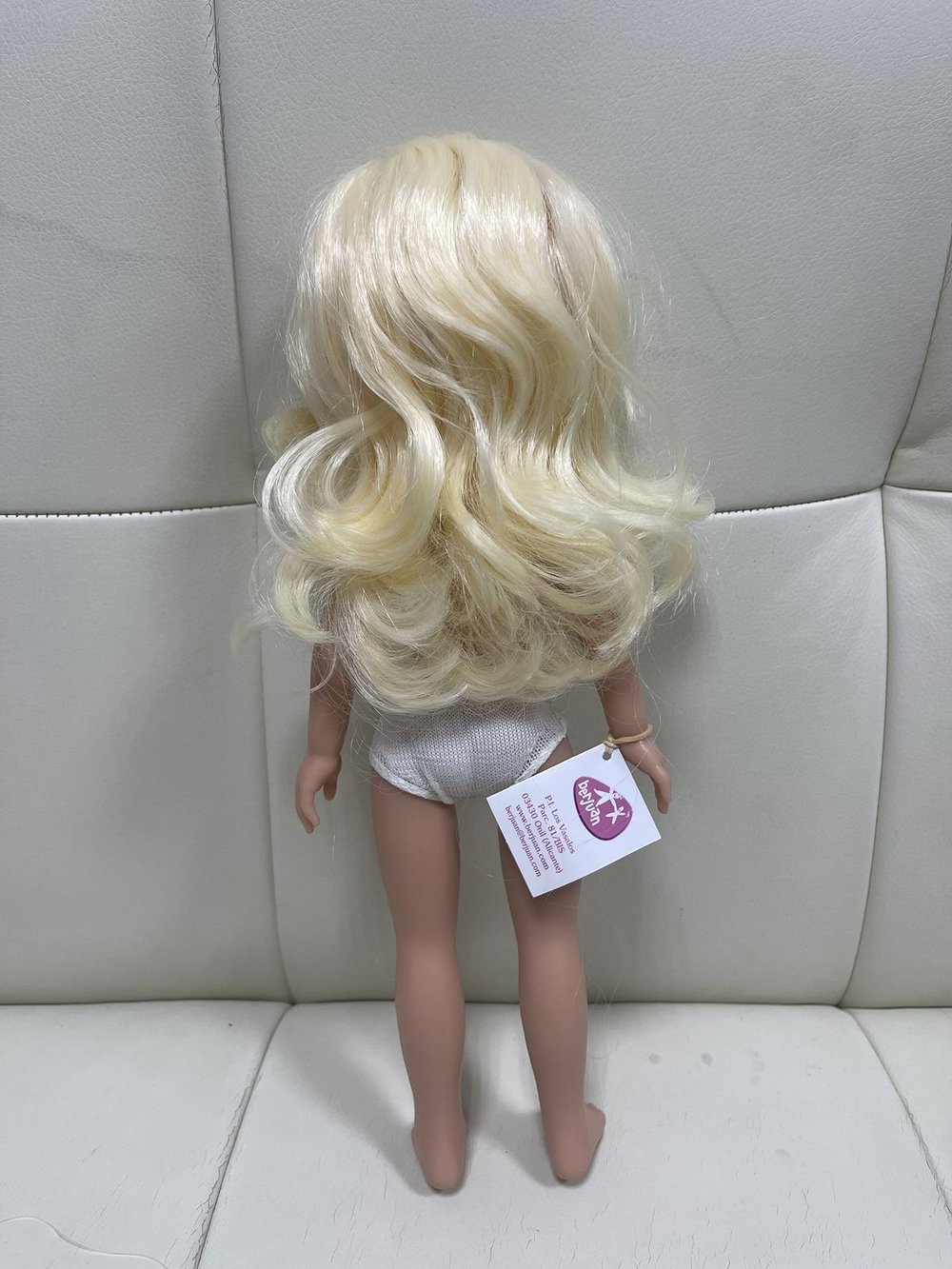 Уценка. Кукла для девочки виниловая 35см Ева без одежды (2823)