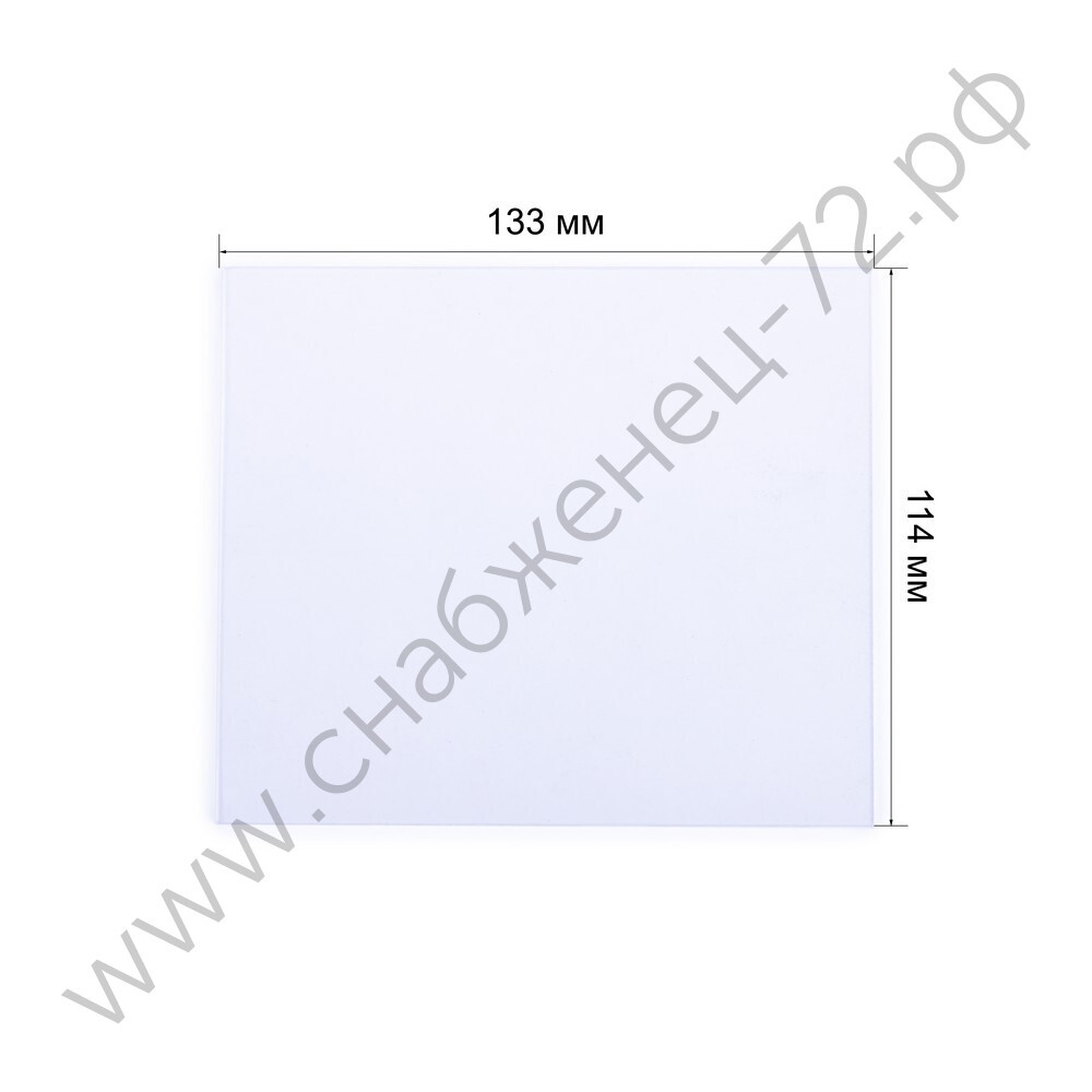 Поликарбонатное стекло внешнее GEFEST 114х133х1мм