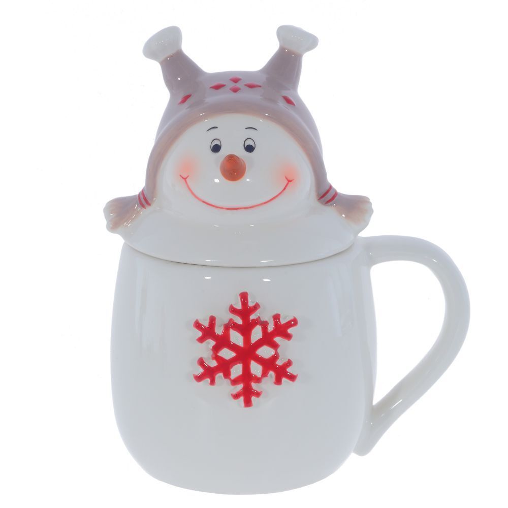 GAEM Кружка "Снеговик", 500 мл, L13 W10 H17 см