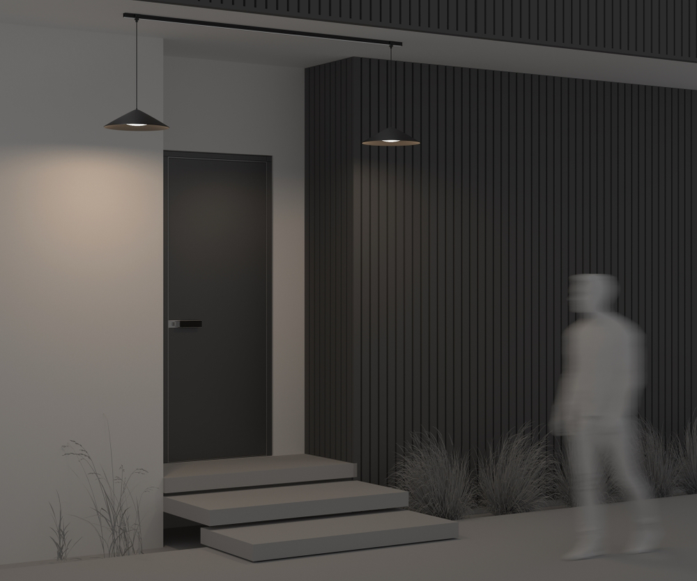 Уличный трековый светильник Outdoor O-TR01-1-P-12WB3K