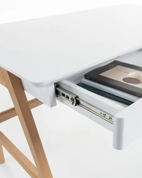 Письменный стол с ящиками Dyana 120x60 см, белый