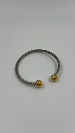 Браслет кафф биколор