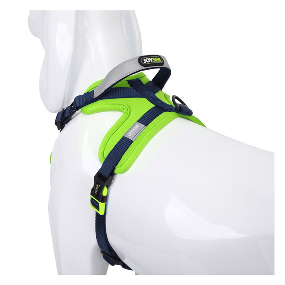Шлейка для собак JOYSER Walk Soft Harness XL/910*25*5 зеленая