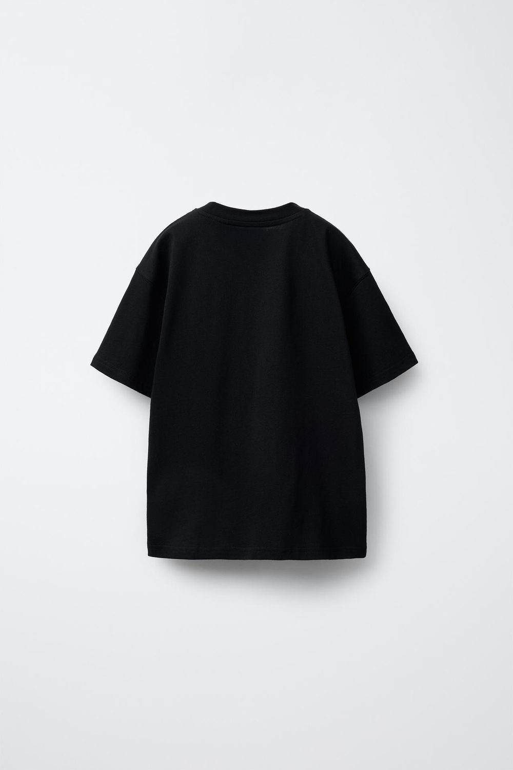 ZARA ФУТБОЛКА С ПРИНТОМ JAWS © 50TH ANNIVERSARY, ЧЕРНЫЙ