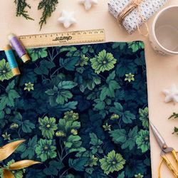 Ткань премиум дюспо сумеречная изгородь