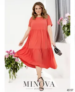 Платье 17-259-коралл Minova