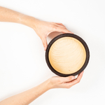 Деревянная глубокая тарелка из сибирского кедра. T196