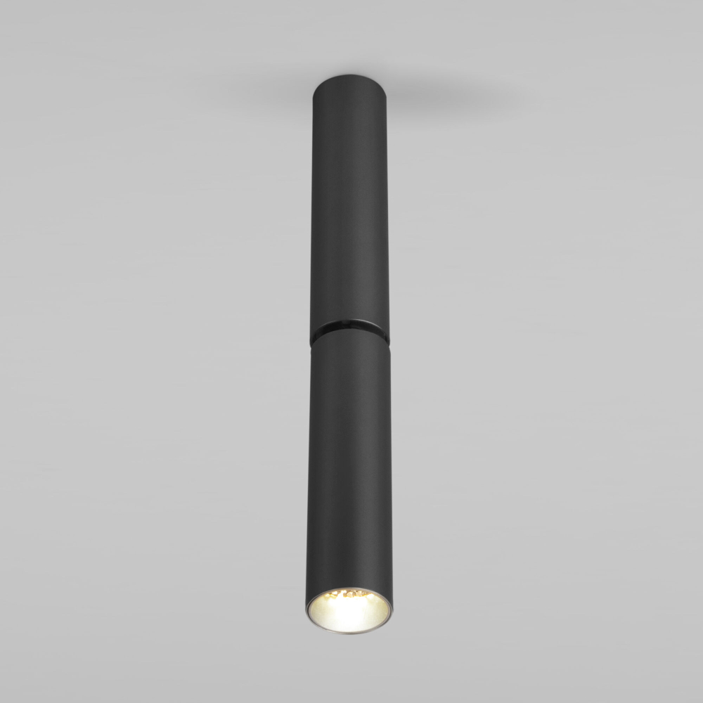Накладной поворотный светодиодный светильник с антибликовой решеткой Pika 25029/LED 6W 4200K чёрный