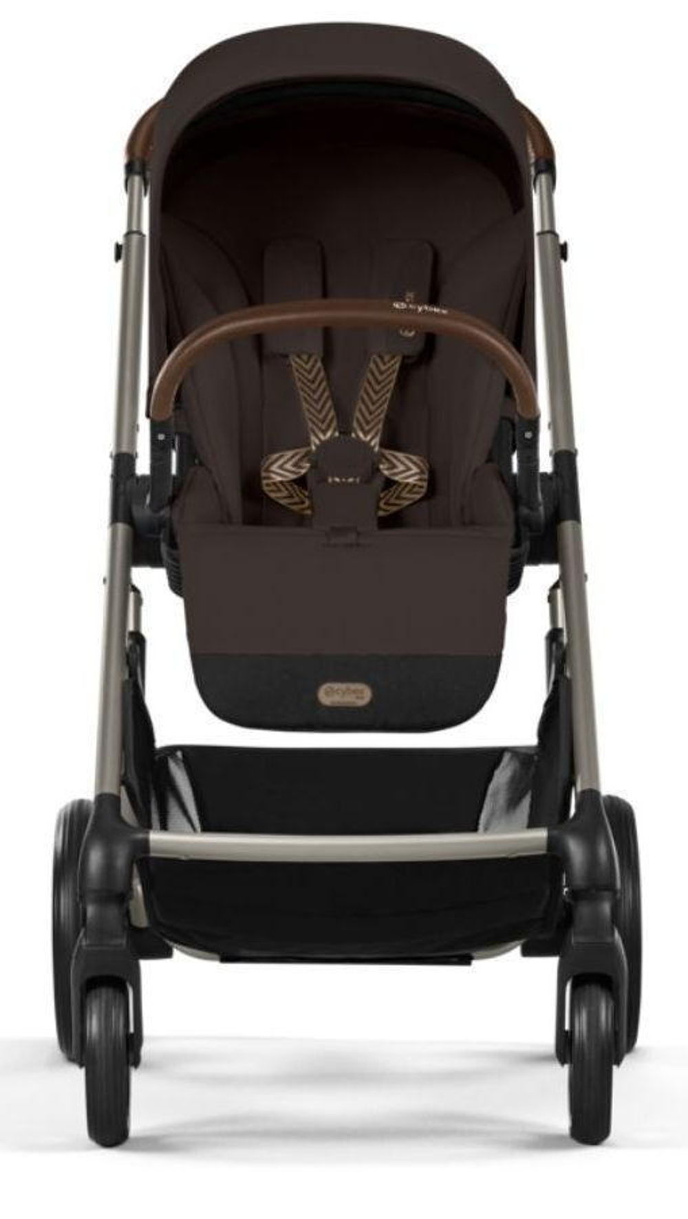 Коляска Cybex Balios S Lux TPE complete Cloud G Lava Grey Base G 4 в 1 Chocolate Brown с дождевиками