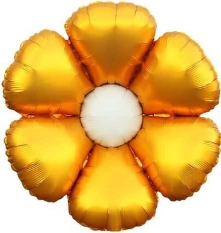 Фигура "Ромашка золотой сатин" 61 см НЕ ЛЕТАЕТ