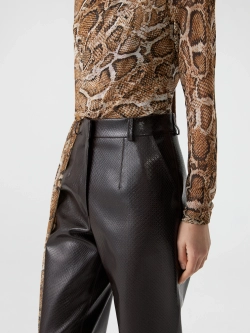 Брюки из экокожи OLA OLA