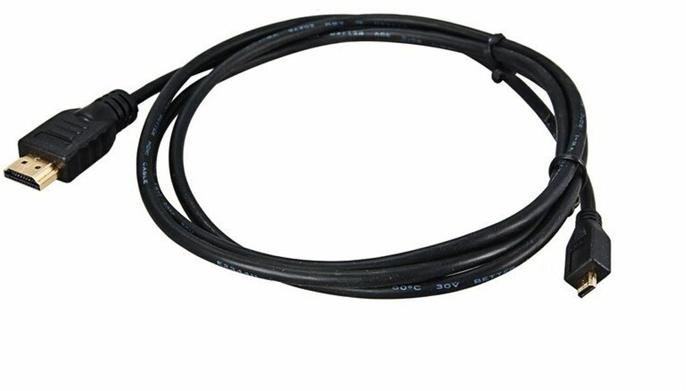 Шнур HDMI-micro HDMI 1м Gold+фильтр