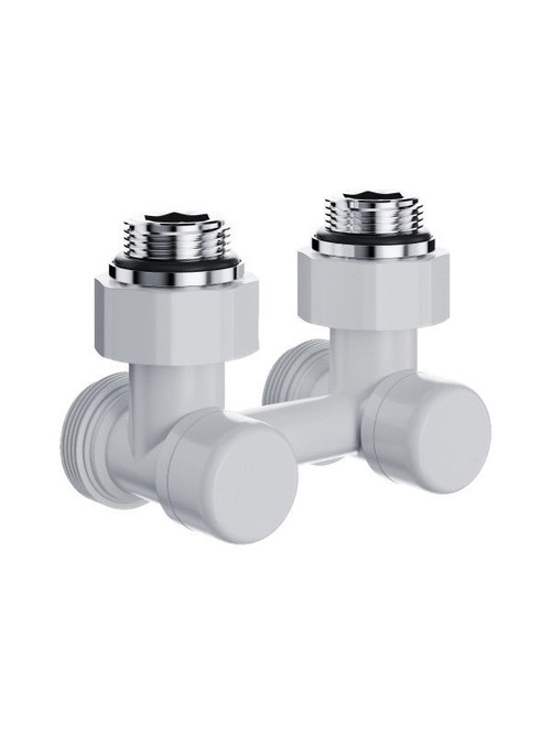 Узел нижнего подключения Royal Thermo Design угловой 1/2"х3/4" EK евроконус (белый)