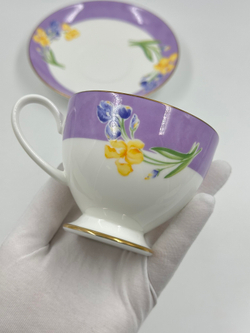 Чайная пара с ирисами Yves Saint Laurent