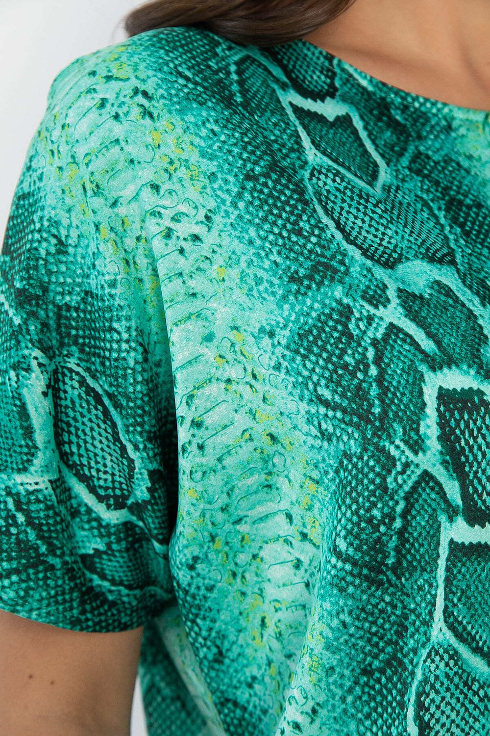 Блуза Морган (зеленая) Б14032-16М LT Collection