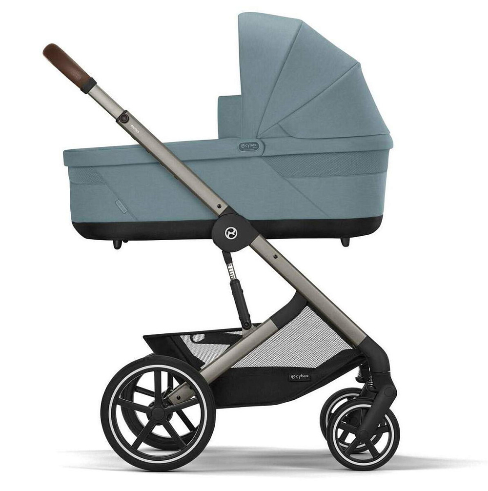 Коляска Cybex Balios S Lux TPE 2025 2 в 1 Stormy Blue с дождевиками