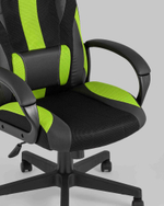 Кресло игровое TopChairs ST-CYBER 9 черный/зеленый
