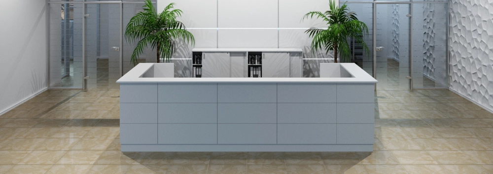 Ресепшен панель завершающая 15570 СТИЛ (STEEL)