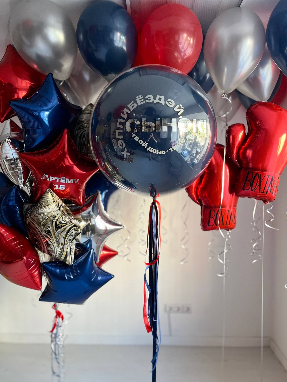 Воздушные шары боксерские перчатки №3638