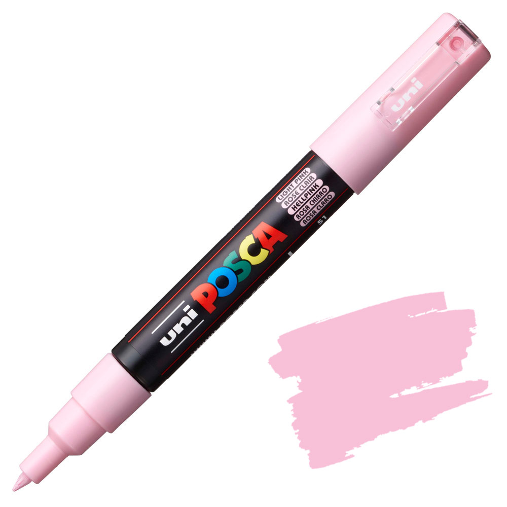 Маркер UNI POSCA PC-1M, 0.7 мм. Light pink