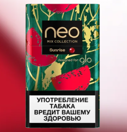 Стики Neo Demi Санрайз (Sunrise) - табак с арбузом и нотками дыни (блок - 10 пачек)