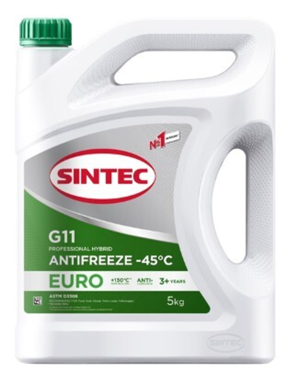 Антифриз Sintec Euro зеленый G11 (-45) 5 кг
