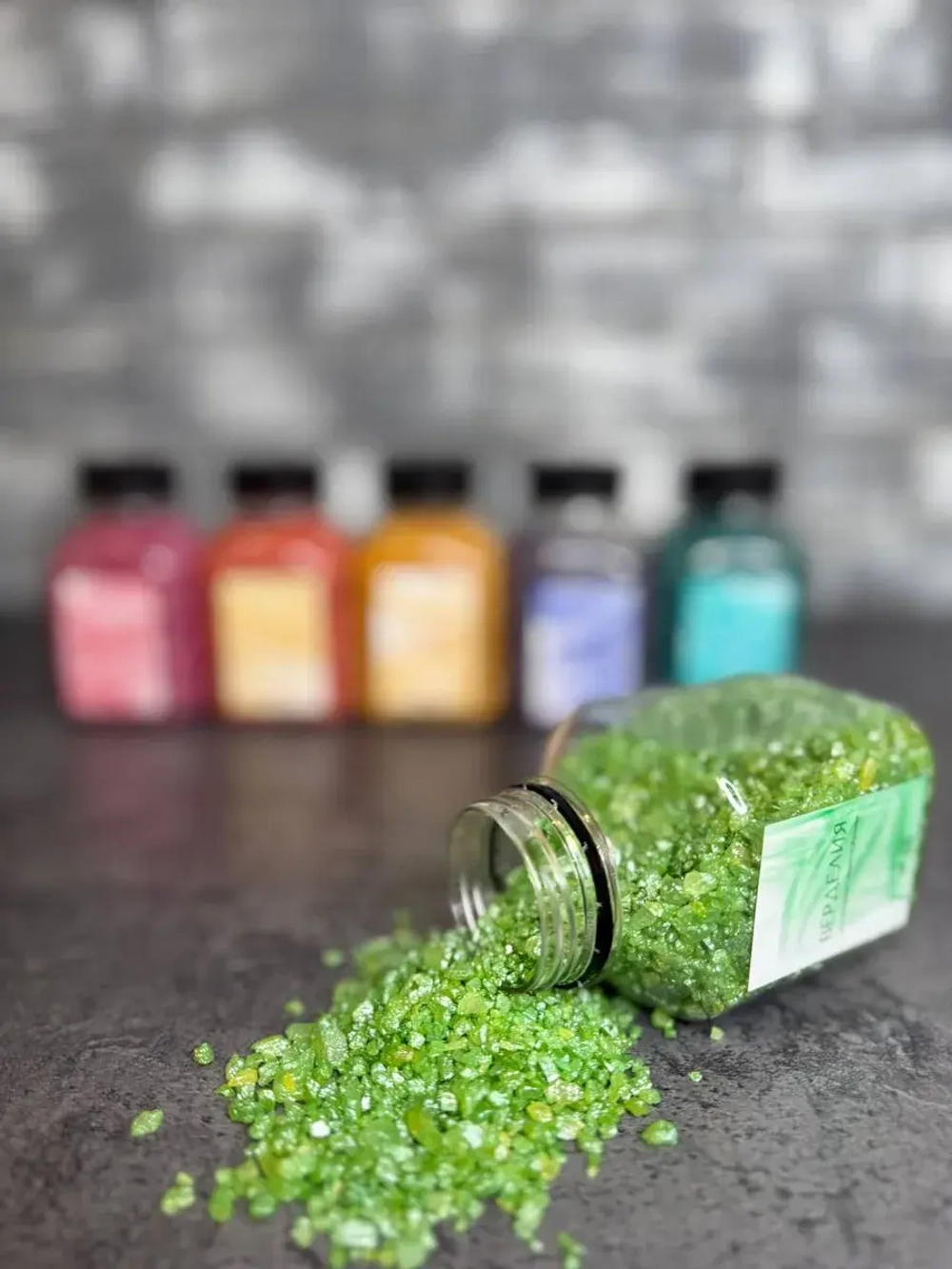 Набор подарочный морская соль для ванны с шиммером