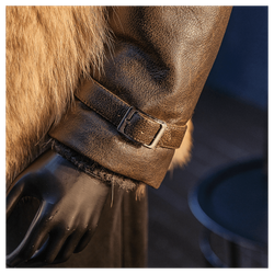 Куртка с мехом волка «Волчья бригада»