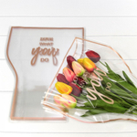 Пленка В листах 30 шт 36 х 20 х 45 см "Конус для цветов" (Коричневый)