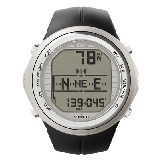 Декомпрессиметр Suunto DX Silver Elastomer