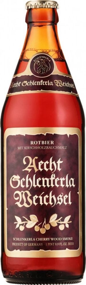 Пиво Шленкерла Вайхзель Ротбир / Schlenkerla Weichsel Rotbier 0.5 - стекло