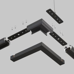 Коннектор угловой круглый Maytoni   TRA172CL-R-11B