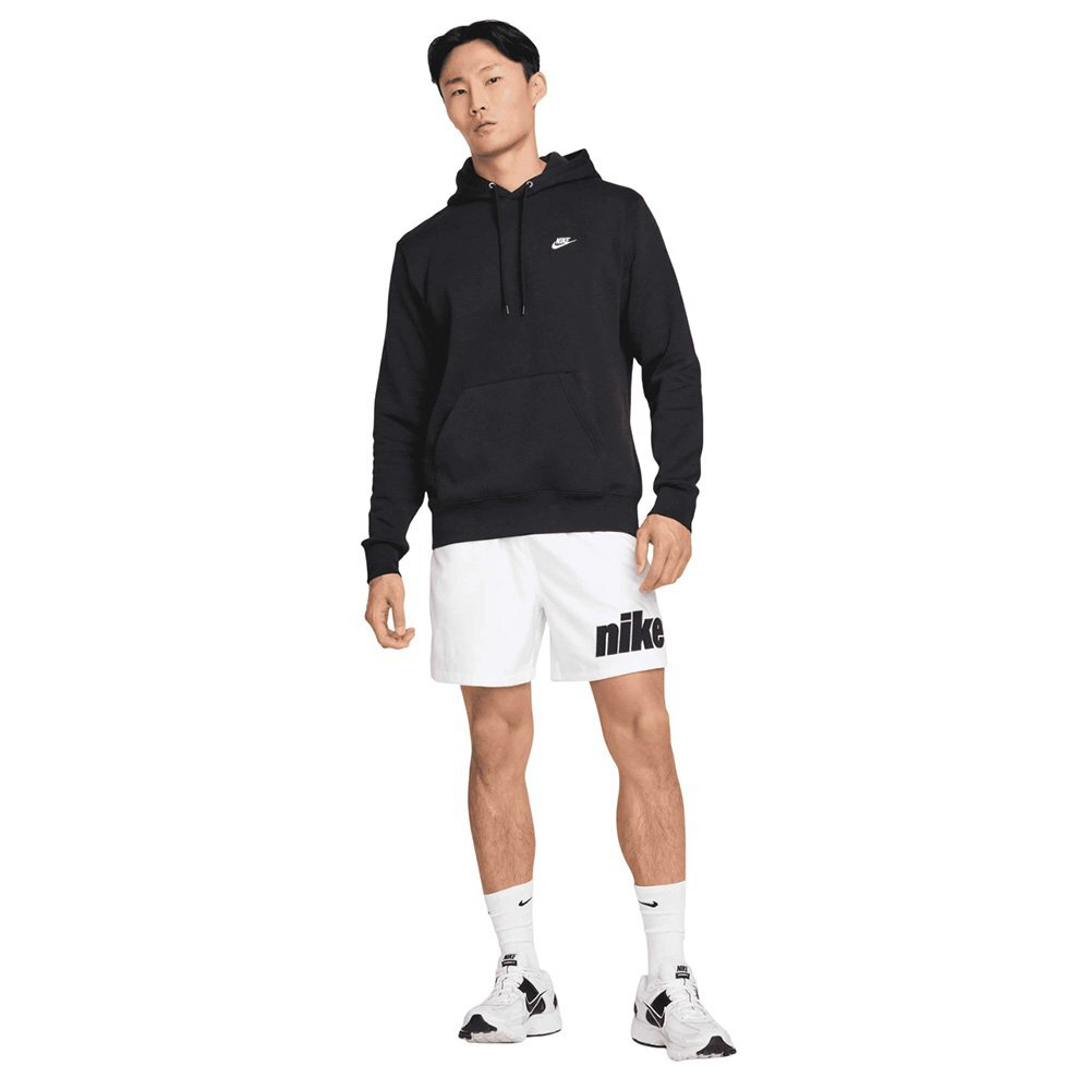 Баскетбольная толстовка Nike Club Sweatshirt Black