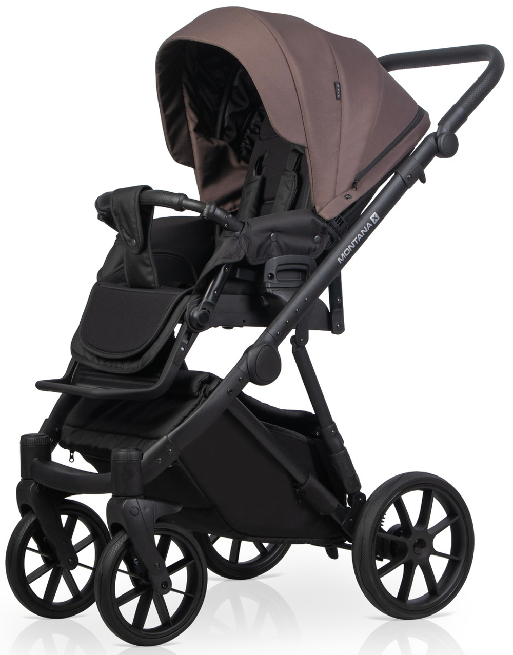Детская коляска Riko Basic Montana Plus X 2 в 1 44 Brown (коричневый)